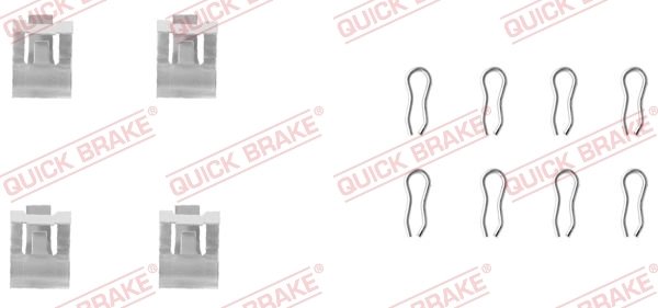 Set accesorii placute frana QUICK BRAKE 109-1055