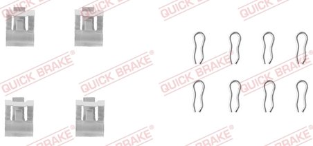 Set accesorii placute frana QUICK BRAKE 109-1055