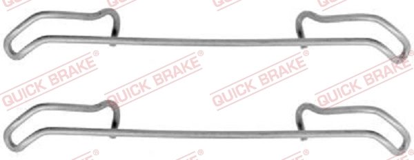 Set accesorii placute frana QUICK BRAKE 109-1056