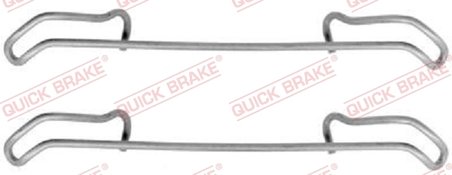 Set accesorii placute frana QUICK BRAKE 109-1056