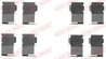 Set accesorii placute frana QUICK BRAKE 109-1063