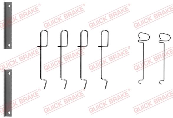 Set accesorii placute frana QUICK BRAKE 109-1070