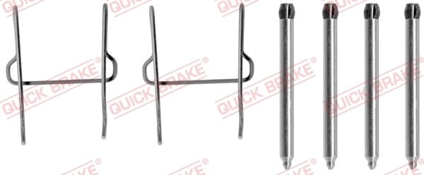 Set accesorii placute frana QUICK BRAKE 109-1081