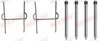 Set accesorii placute frana QUICK BRAKE 109-1081