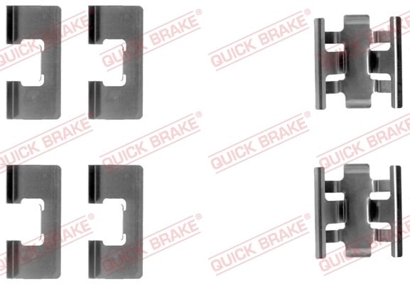 Set accesorii placute frana QUICK BRAKE 109-1091