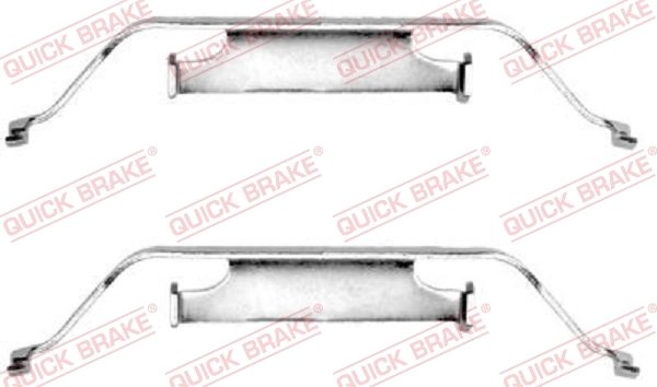Set accesorii placute frana QUICK BRAKE 109-1096