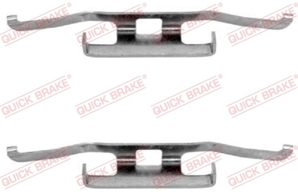 Set accesorii placute frana QUICK BRAKE 109-1098