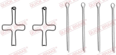 Set accesorii placute frana QUICK BRAKE 109-1099
