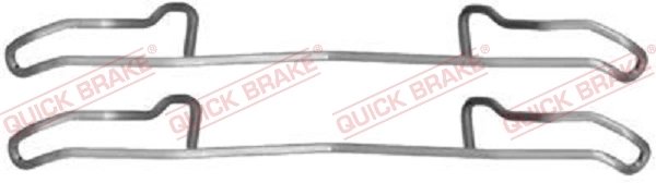 Set accesorii placute frana QUICK BRAKE 109-1100