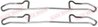 Set accesorii placute frana QUICK BRAKE 109-1100