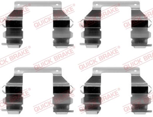 Set accesorii placute frana QUICK BRAKE 109-1103