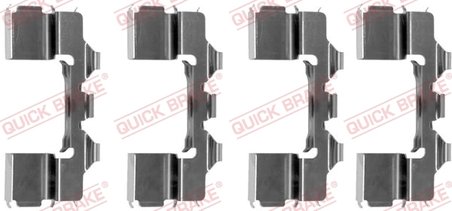Set accesorii placute frana QUICK BRAKE 109-1104