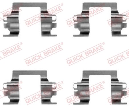 Set accesorii placute frana QUICK BRAKE 109-1117