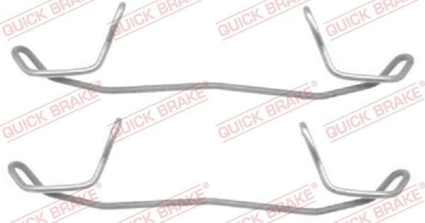 SET ACCESORII PLACUTE FRANA QUICK BRAKE 109-1123 - Compatibil cu AUDI, CADILLAC, FORD, JAGUAR, MAZDA, PEUGEOT, SAAB, SEAT, SKODA
