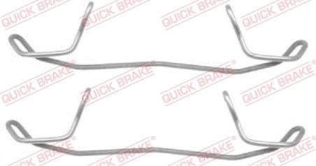 SET ACCESORII PLACUTE FRANA QUICK BRAKE 109-1123 - Compatibil cu AUDI, CADILLAC, FORD, JAGUAR, MAZDA, PEUGEOT, SAAB, SEAT, SKODA