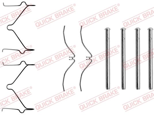 Set accesorii placute frana QUICK BRAKE 109-1124