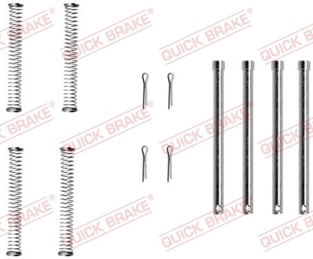 Set accesorii placute frana QUICK BRAKE 109-1128