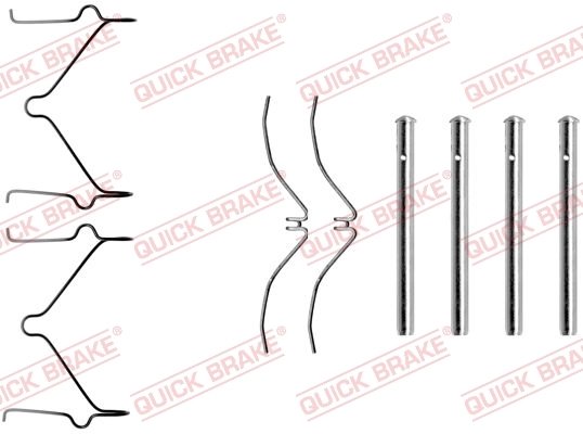 Set accesorii placute frana QUICK BRAKE 109-1126