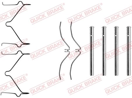 Set accesorii placute frana QUICK BRAKE 109-1126