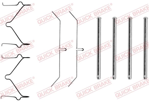 Set accesorii placute frana QUICK BRAKE 109-1129