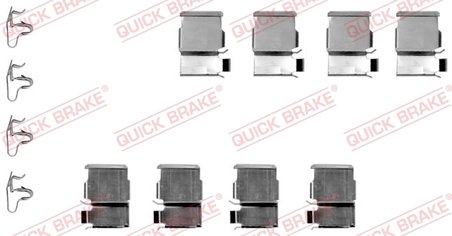 Set accesorii placute frana QUICK BRAKE 109-1133
