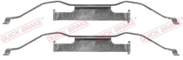 Set accesorii placute frana QUICK BRAKE 109-1148