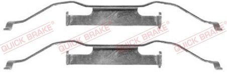 Set accesorii placute frana QUICK BRAKE 109-1148