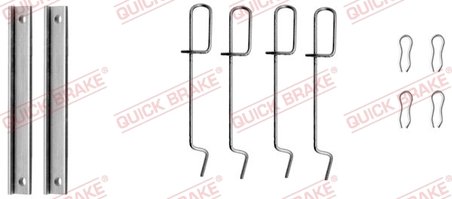 Set accesorii placute frana QUICK BRAKE 109-1151