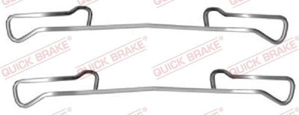 Set accesorii placute frana QUICK BRAKE 109-1150