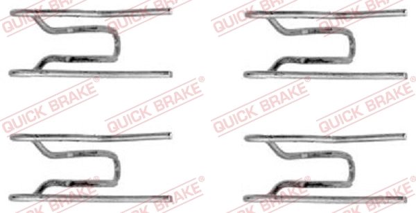 SET ACCESORII PLACUTE FRANA QUICK BRAKE 109-1152 - Compatibil cu MERCEDES-BENZ