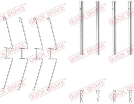 Set accesorii placute frana QUICK BRAKE 109-1155
