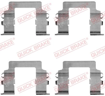 Set accesorii placute frana QUICK BRAKE 109-1161