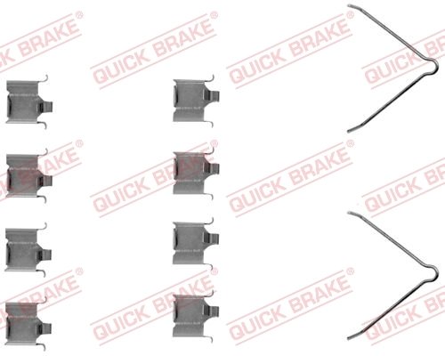 Set accesorii placute frana QUICK BRAKE 109-1166