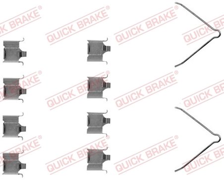 Set accesorii placute frana QUICK BRAKE 109-1166
