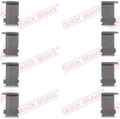 Set accesorii placute frana QUICK BRAKE 109-1162