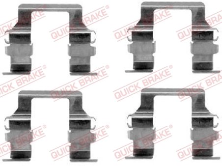 Set accesorii placute frana QUICK BRAKE 109-1164