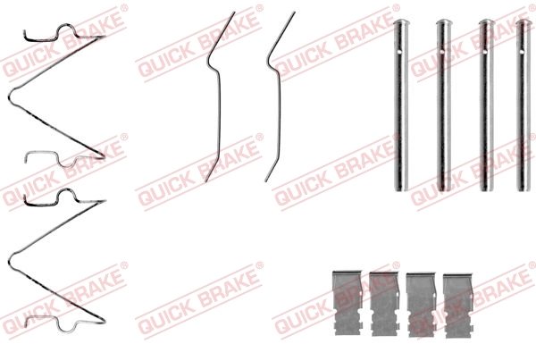 SET ACCESORII PLACUTE FRANA QUICK BRAKE 109-1173 - Compatibil cu KIA, MAZDA