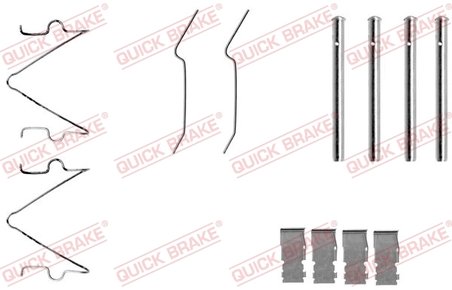 SET ACCESORII PLACUTE FRANA QUICK BRAKE 109-1173 - Compatibil cu KIA, MAZDA