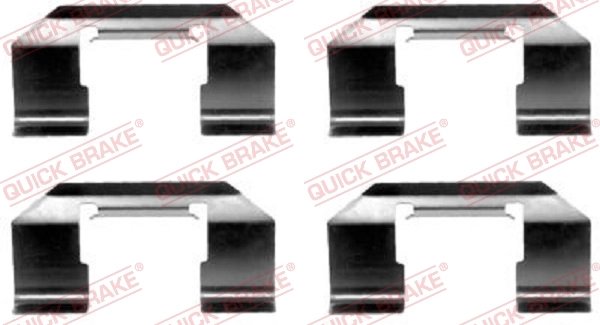 Set accesorii placute frana QUICK BRAKE 109-1174
