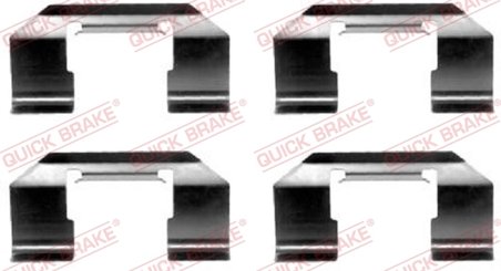 Set accesorii placute frana QUICK BRAKE 109-1174