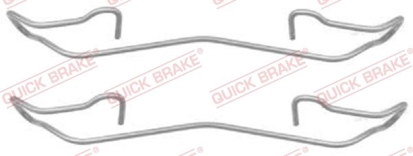 SET ACCESORII PLACUTE FRANA QUICK BRAKE 109-1187 - Compatibil cu FORD, RENAULT