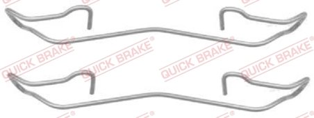 SET ACCESORII PLACUTE FRANA QUICK BRAKE 109-1187 - Compatibil cu FORD, RENAULT