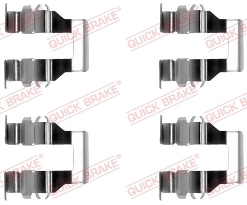 Set accesorii placute frana QUICK BRAKE 109-1199
