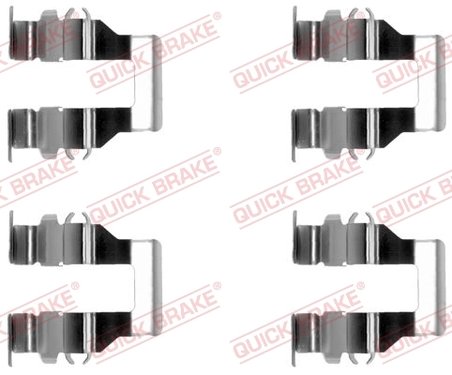 Set accesorii placute frana QUICK BRAKE 109-1199