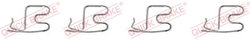 Set accesorii placute frana QUICK BRAKE 109-1219