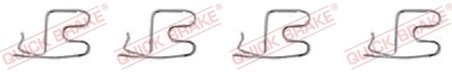 SET ACCESORII PLACUTE FRANA QUICK BRAKE 109-1219 - Compatibil cu HONDA, MITSUBISHI, SMART, VOLVO