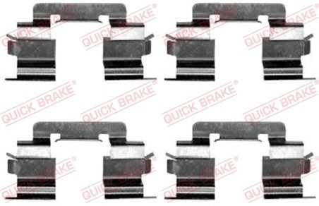 Set accesorii placute frana QUICK BRAKE 109-1216