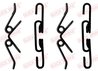 Set accesorii placute frana QUICK BRAKE 109-1220