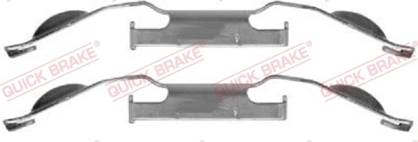 Set accesorii placute frana QUICK BRAKE 109-1221