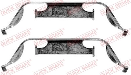 Set accesorii placute frana QUICK BRAKE 109-1222